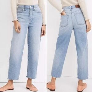 Madewell Balloon Jeans High Rise Hewes LightWash MC550 Size 32‎